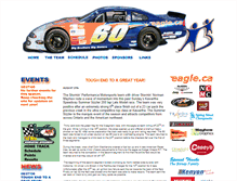 Tablet Screenshot of eagleracing.com